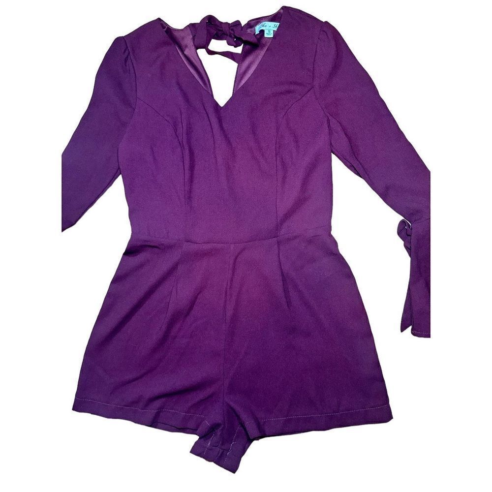 She & Sky Bell Sleeve Romper - Small​​​​​ - Picture 6 of 9